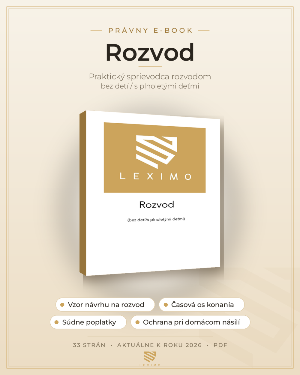 Rozvod bez detí / s plnoletými deťmi