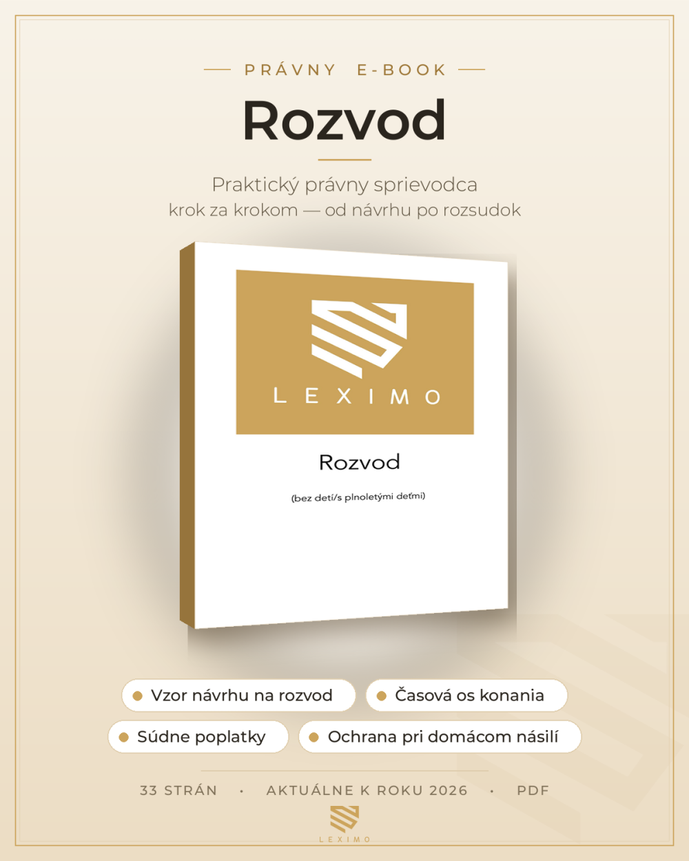 Rozvod bez detí / s plnoletými deťmi