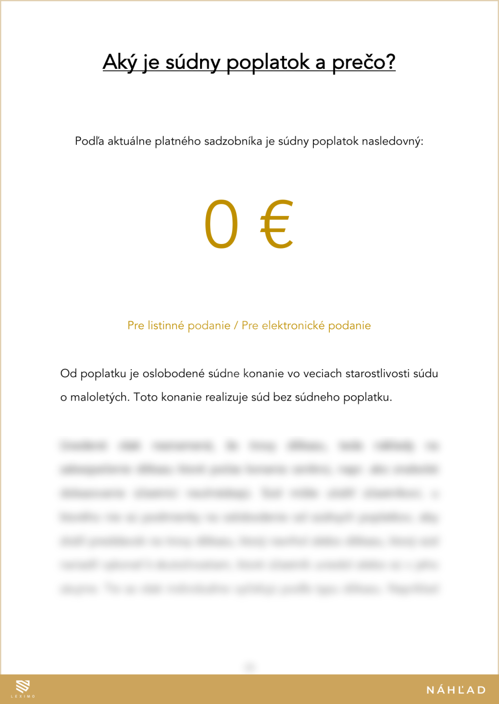 Úprava rodičovských práv a povinností - zverenie a výživné